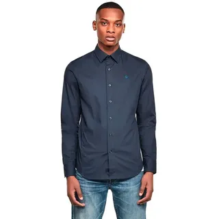 G-star Dressed Super Slim Langarmhemd - Mazarine Blue - S