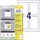 Avery Zweckform Adressetiketten 8001-20 Weiß 120 x 80 mm 20 Blatt 80 St