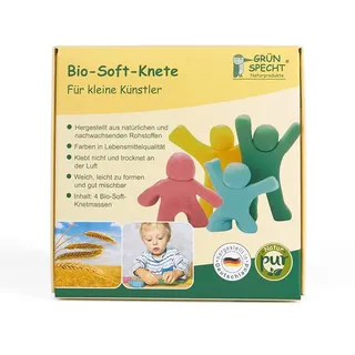 Grünspecht Bio-Soft-Knete 4 Farben 4 x 120 g