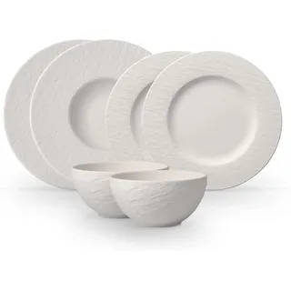 Villeroy & Boch Manufacture Rock Kombiservice 6-tlg. weiß