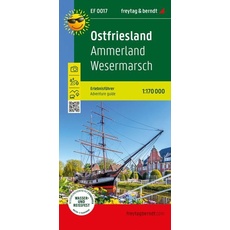 Ostfriesland, Ammerland, Wesermarsch, Erlebnisführer 1:170.000
