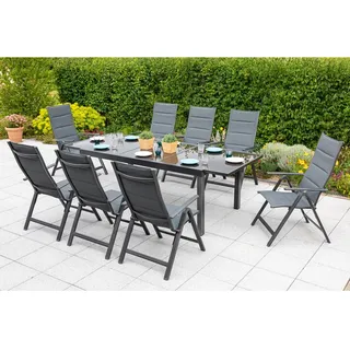 Merxx Taviano Set 9-tlg. Grau