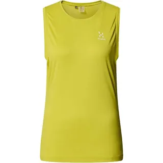 Haglofs L.i.m Tempo Trail ärmelloses T-shirt Gelb S Frau Gelb S - Gelb