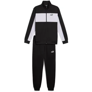Puma Poly Colorblock-Anzug Schwarz M