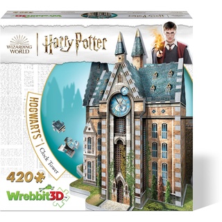 wrebbit Harry Potter: Hogwarts Clock Tower (420pc), 3D Puzzle,