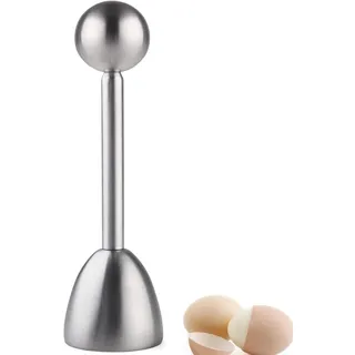 ZHjuju Edelstahl Eierschneider - Eieröffner für weiche, Harte und Rohe Eier -Eierschalen - Einfach zu reinigen, spülmaschinengeeignet - Ideal für Frühstücke und französische Desserts