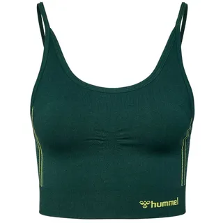 Hummel Top Seamless Sport-bh - Deep Teal / Sulphur Spring - XS