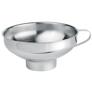 Cristel Marmeladentrichter, Edelstahl 18/10, Spülmaschinenfest, Seitlicher Tragegriff, 14 cm Durchmesser, Silber, 14 Unzen, Küchenutensil