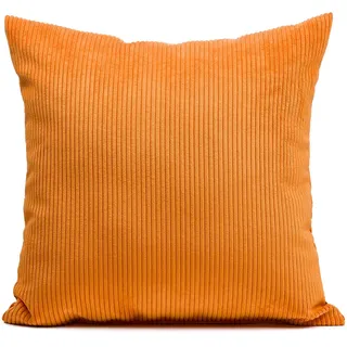 Gözze Capri Cord Dekokissen 40 x 40 cm Orange
