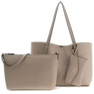 GUESS Shopper Brenton Tote Dark Taupe