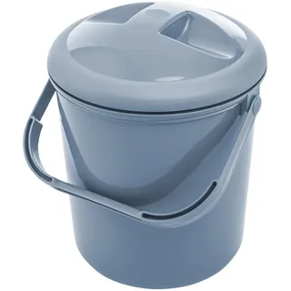Rotho Babydesign Rotho Babydesign, Bella Bambina, Kunststoff-Windeleimer geruchsdicht ohne Nachfüllkassetten, umweltfreundlich & hygienisch, ideal für den Wickeltisch 26×26×31 cm (L×B×H), 10 L, blau