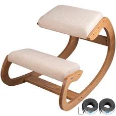 VEVOR Ergonomischer Hocker Verstellbarer Hocker Ergonomische Kissen Komfortabler Schreibtisch für zu Hause Formung und Stressabbau Ergonomischer Sessel Knie Hocker