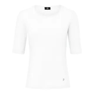 Rundhals-Shirt Modell Velvet Bogner weiss