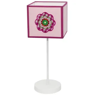 PRENDELUZ Tischlampe 1 x e14, rosa, ideal für dekorative Beleuchtung und gemütliche Umgebungen.