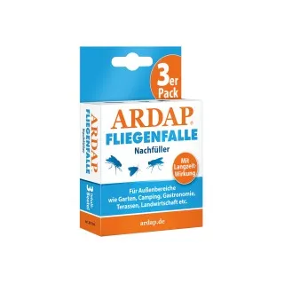 ARDAP Fliegenfalle Nachfüller 3er Pack