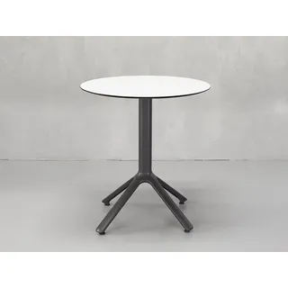 Bistrotisch Nemo rund - 90 cm rund, klappbar, Aluminium, HPL