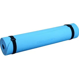 Deuser Yoga Matte TPE hellblau/dunkelblau, (121045B)