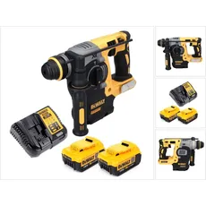 DeWalt, Bohrmaschine + Akkuschrauber, DCH 273 M2 Akku Kombihammer 18 V 2,1 J SDS Plus Brushless + 2x Akku 4,0 Ah + Ladegerät (Akkubetrieb)