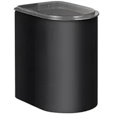 Bild Vorratsdose LOFT 2,2 Liter aus hochwertigem Stahlblech mit Acryldeckel in der Farbe schwarz matt - Lebensmittelecht - luftdicht - ideal für Schubladen