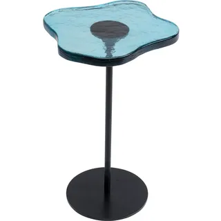 Kare DESIGN Beistelltisch Lava Glas Blau