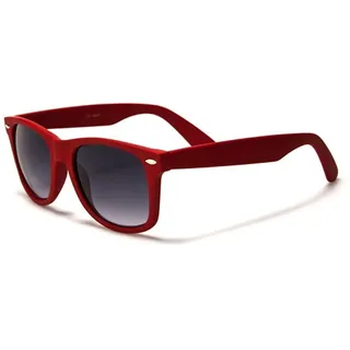 Boolavard' RetroUV® Klassisch Design Sonnenbrille - UV400 (Rot)
