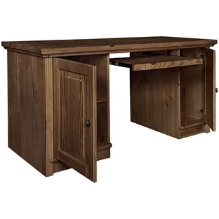 Home Affaire Schreibtisch Soeren Kiefer massiv / Braun