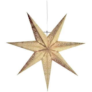 Best Season Papierstern "Antique" ca. 60 cm Ø, incl. 3,5m  Kabel, Farbe gold, 236-70 - Gold