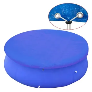 vidaXL Poolabdeckung blau 360-367 cm