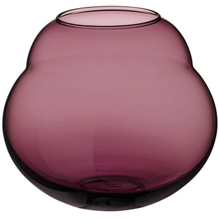 Villeroy und Boch Jolie Mauve Vase, 17 cm, Kristallglas, Pink