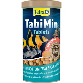 Tetra Tablets TabiMin - Tabletten Fischfutter für alle Bodenfische, z.B. Welse, Schmerlen oder bodengründelnde Barben, 2050 Tabletten Dose