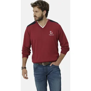 Babista Rundhalspullover »Pullover VELLIANO«, rot