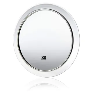 Kosmetikspiegel mit 5-facher Vergrößerung – Sicherer Halt durch 3 Saugnäpfe – Ideal zum Schminken und Rasieren – Ø 23 cm – Vergrößerungsspiegel für Bad, Dusche und Reisen ohne Bohren