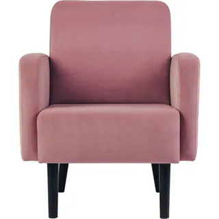 Paperflow meet powered by PAPERFLOW Sessel LISBOA rosa schwarz Stoff, 1 St.