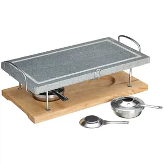 Artesa Heißer Stein Grill Aus Naturmarmor - Grey / Brown - One Size