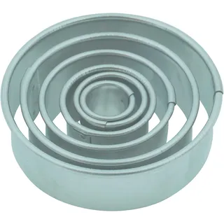 Krifka 6-teiliger Rund Keksausstecher aus Edelstahl, Spülmaschinenfest