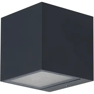 Osram Außenleuchte Aluminium 14 W 550 lm IP44 spritzwassergeschützt dunkelgrau