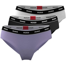HUGO Women's Triplet Stripe Brief, Open Miscellaneous979, M