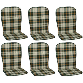 BEO Hochlehner Auflage 6 St. 0 x 0 x 0 cm grün kariert