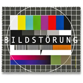 Inkognito Brillenputztuch Brillentuch - Motiv: Bildstörung, Anlass:, Künstler/Verlag Martin Scheffler, Art-Nr.: 44261