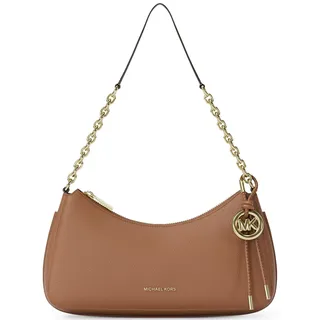 Michael Kors NOLITA Mittlere Clutch aus genarbtem Leder mit Kette