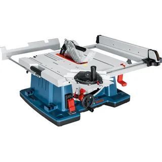 Bosch GTS 10 XC 2000 W 230 V inkl. Sägeblatt, Parallelanschlag, Schiebestock, Tischverlängerung, Tischverbreiterung, Winkelanschlag