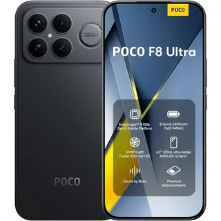 Xiaomi Poco F8 Ultra 16 GB RAM 512 GB Black