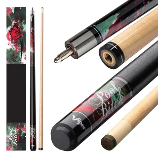 Viper Pool Cue Underground Billard-/Poolqueue, 147,3 cm, 2-teilig, 510 g, Schwarz, 18-Ounce