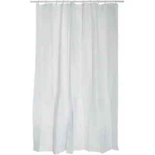 MSV Duschvorhang Leo 240 x 200 cm weiß