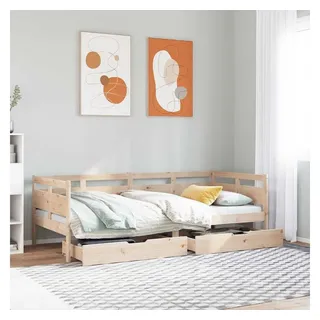 vidaXL Tagesbett mit Schubladen 80x200 cm Massivholz Kiefer