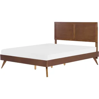 Beliani Istres 160 x 200 cm Dunkelbraun
