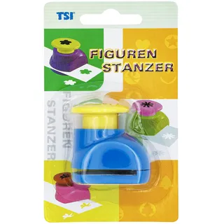 TSI Motivstanzer Schmetterling, Größe: (HxBxT) 4 x 3 x 4,5 cm, Stanzdurchmesser ca. 18 mm, ideal für Papier und Bastelkarton, Art. Nr. 49658-U-4