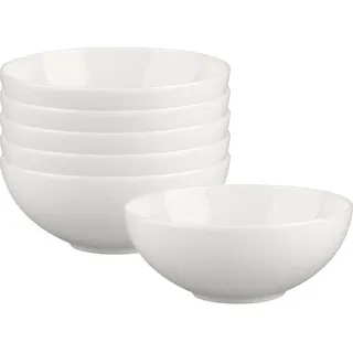 Villeroy & Boch Schale »Dessertschalen White Pearl ø 13 cm 6er Set weiß«, weiß