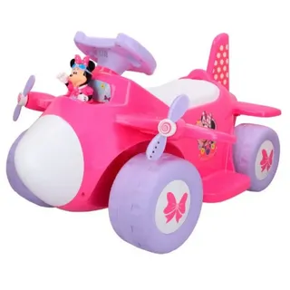 kiddisland Disney Junior Minnie Plane Rutschauto rosa (6 V)