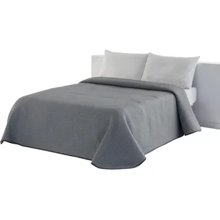 OTTO home Annika Bettüberwurf 140 x 210 cm Grau